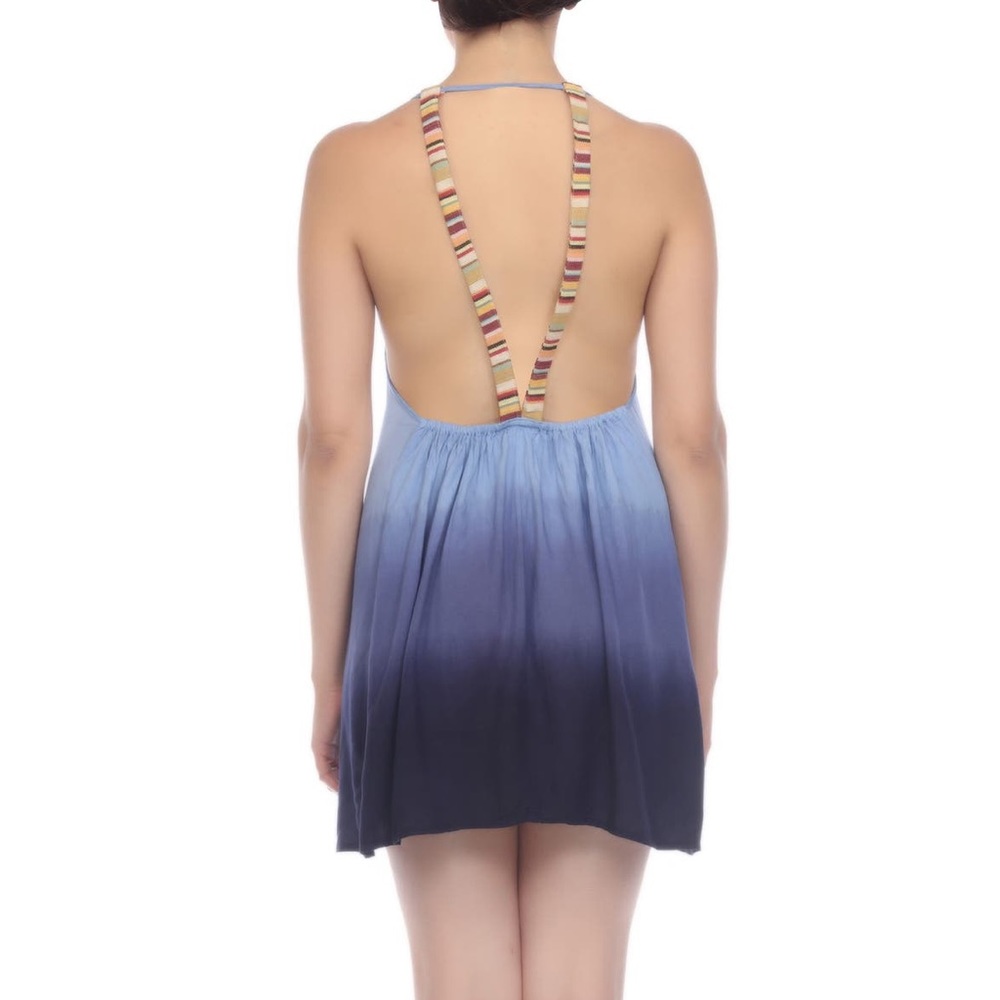 Boho Me Woven Strap Ombre Cover Up Dress